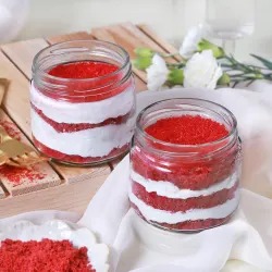 Red Velvet  Jar Cake
